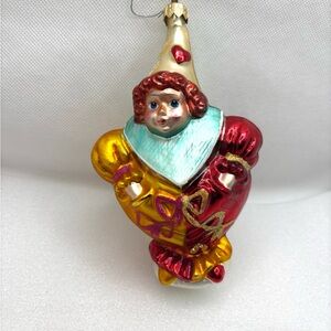 Vintage Christopher Radko DEAR TO MY HEART  1999 Glass Christmas Ornament